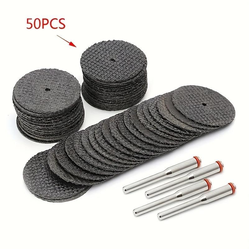 54pcs/set Iron 50pcs 32mm Metal Cutting DISC 4pcs Central Axis Rotary Tool Circular Saw Blade Cutting Sanding Grinding Wheel