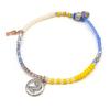 TANI by MINETANI JOY Bead Bangle _ BLUE+YELLOW
