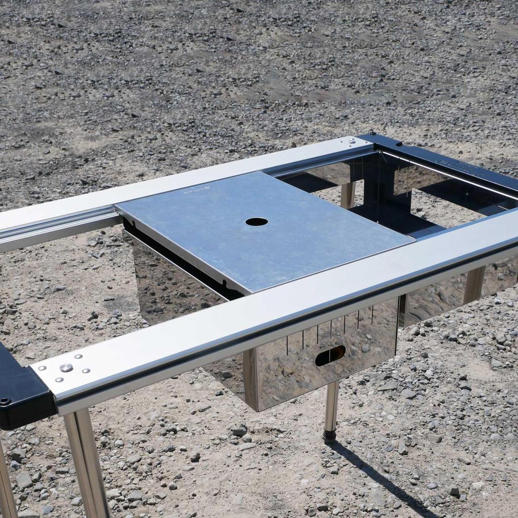 Hot Camp IGT Standard Stainless Steel Tool Box Storage Camping Outdoor Tool (Kitchen Box) HC-75