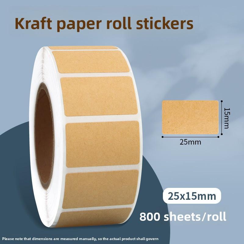Roll-form Sealed Adhesive Labels Roll-form Handwritten Categorisation Self-adhesive Stickers