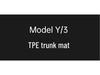 Trunk and Floor Mat Set for Tesla Model Y3 Refresh - TPE Material, Front and Rear Coverage