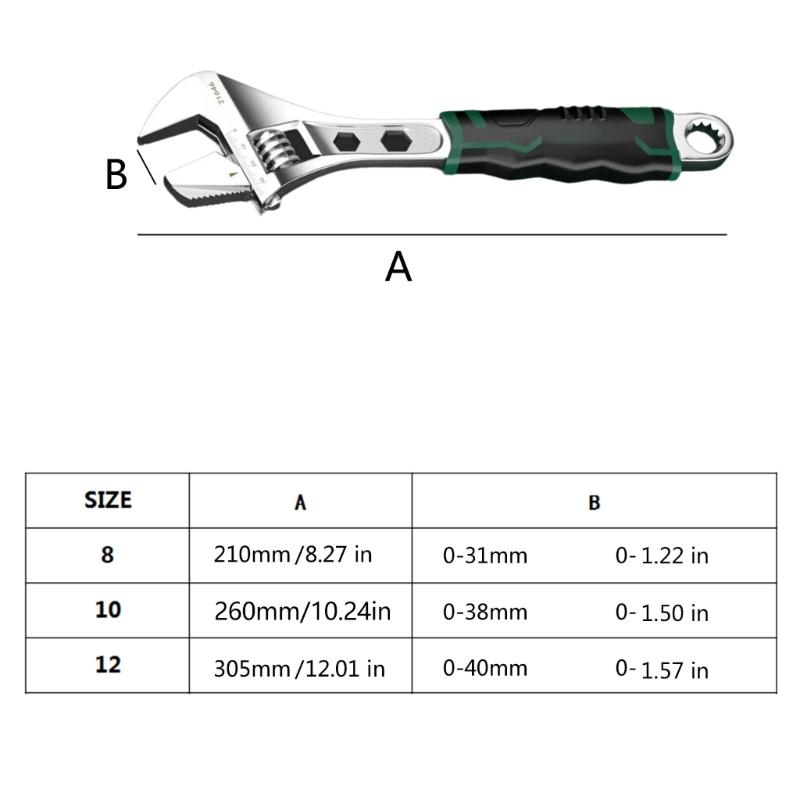 Adjustable Tool 32mm Jaw Opening and Slip Grip for Various Applications