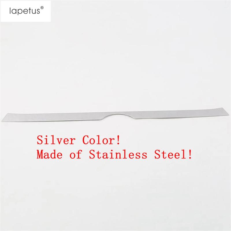 Car Rear Trunk Tail Gate Back Door Strip Decoration Cover Trim Fit For Toyota C-HR CHR 2016 -  Stainless Steel Accessories