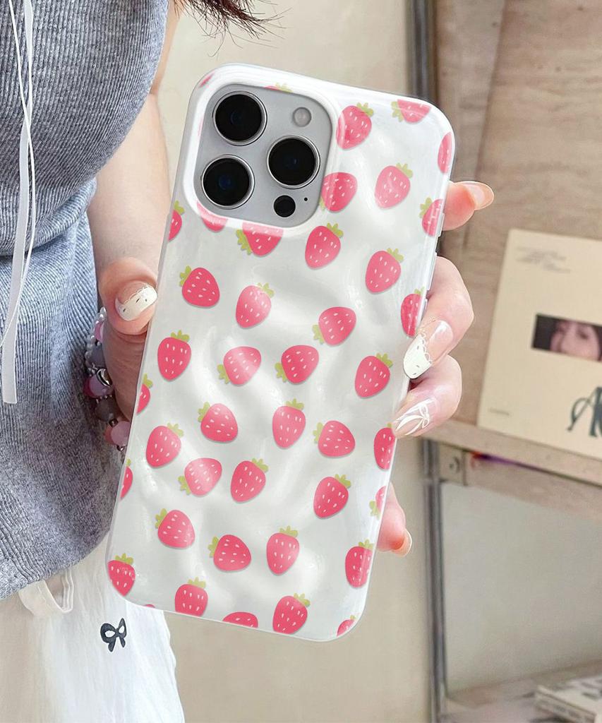 Polka Dot Heart Case For IPhone 17 Air 16 15 14 13 12 11 Pro Max Cover Case For IPhone 16 15 14 Plus Case Funda Coque