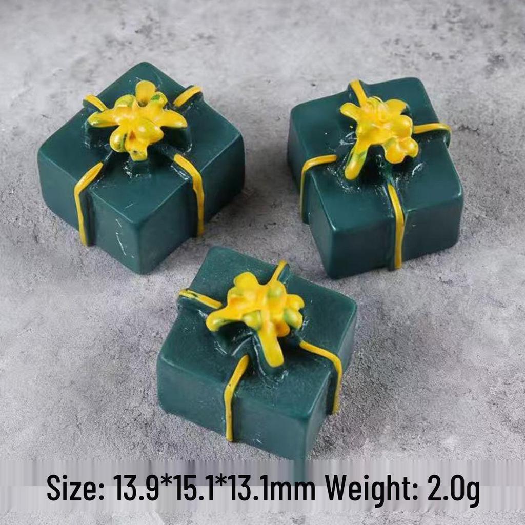 Miniatur Bunte Geschenkboxen: Weihnachts- & Geburtstagsdekorationszubehör