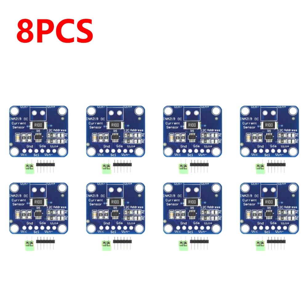 10-1PC MCU-219 INA219 Bi-directional Current Sensor Breakout Module I2C Zero Drift Power Monitoring Sensor Module High-precision
