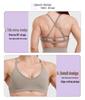 Women's High-Impact Sports Bra: Adjustable, Shockproof, and Stylish for Yoga & Running
