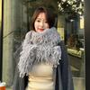 New Arrival Scarffall and Winterheattechpure Color Scarfeasiest for Matchtassel Shawlthickenedstuffed Scarf