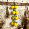 Lifelike Artificial Lemon Strings Fake Simulated Fruit Hanging Garlands for Wedding Birthday Party Home Wall Decor