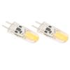 2PCS Silicone LED Light Bulb GY6.35 COB 1505 3W 12V 300LM for Cabinets Closets Outdoor Home Office