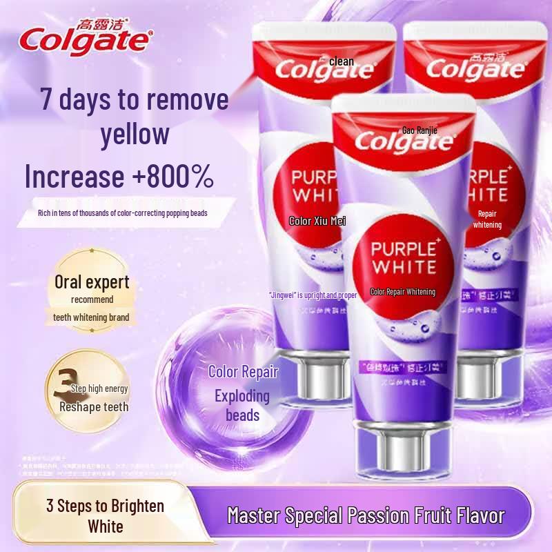 

Colgate Color Correcting Whitening Toothpaste (3-Pack)
