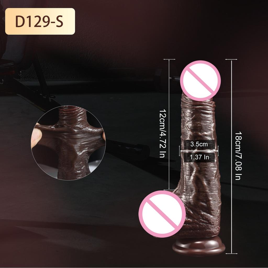 Super Realistic Dildo Big Penis Anal Plug Vagina Masturbator Fake Dick Flexible Anal Plug with Suction Cup Sex Toy for Women Men
