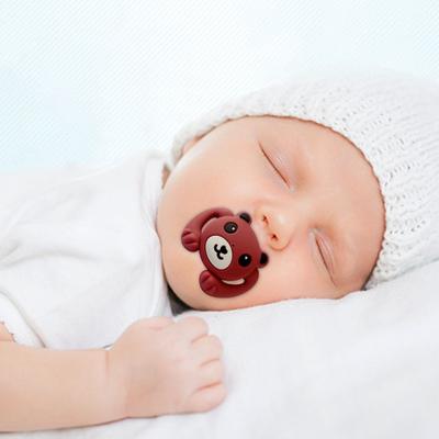 Schnuller, langlebig, Cartoon-Bilder, bequemes Silikonmaterial, Baby-Nippel für Zuhause