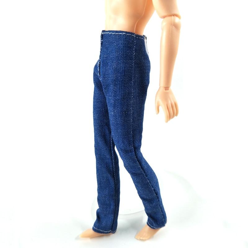 1/6 Boy Doll Clothes Handmade Jeans Pants For Ken Doll Trousers For Barbie's Boyfriend Ken Boy Doll Prince Male Doll Kids Toy