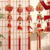 Fu Word New Year Hanging Ornaments Wind Chimes New Year Decorations  Spring Festival