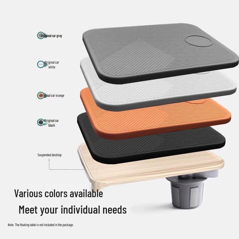 Li Auto L6-L9 Mega Suspension Rotatable Solid Wood Table with Silicone Anti-slip Mat