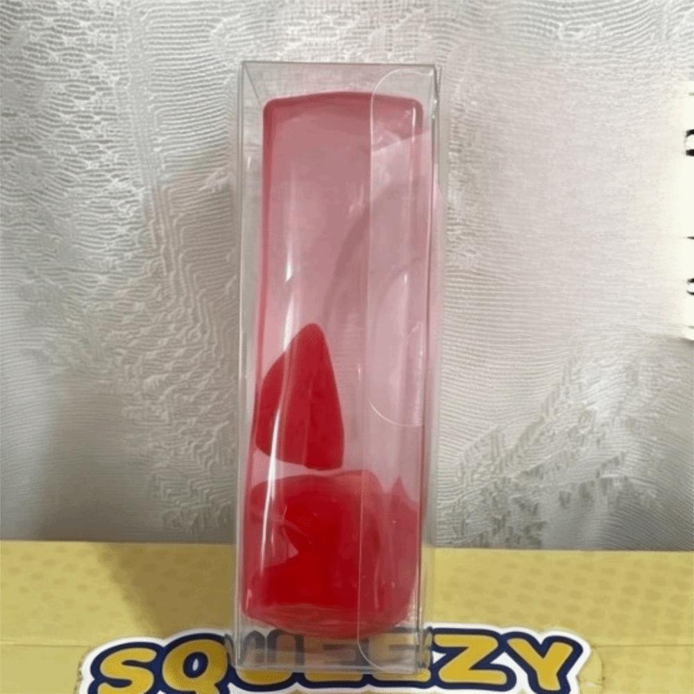 Transparent Reduce Pressure Toy Kawaii Fruit Ice Cube Squishy Toy Fruit Ice Cube Toy Desk Decor