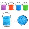 High Quality Outdoor Portable Kids Beach Toy Buckets Folding Water Bucket