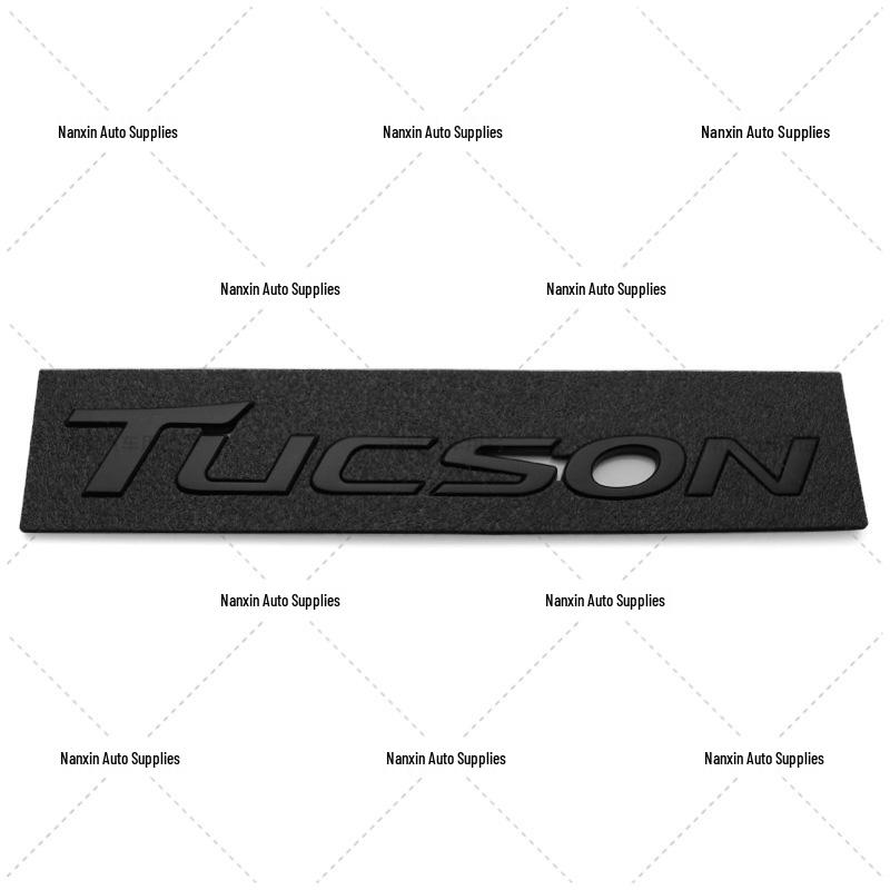 Modern Tucson Rear Emblem: English Lettering Car Sticker
