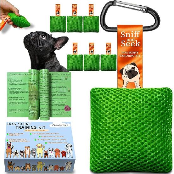 Dog Scent Training kit,Dog Brain Games, Hide and Seek Dog Toys, Dog Games - Fun Nose Work for Dogs, Sniff and Seek Dog Sniffing Toys, Dog Nosework