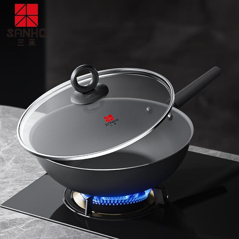 SANHO Titanium Alloy Non-stick Wok