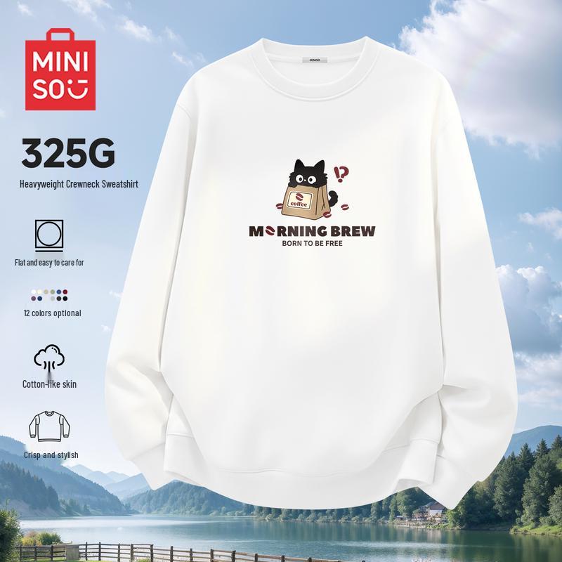 MINISO Men s Basic Crewneck Sweatshirt XL