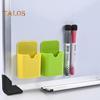 1 Pair Refrigerator Magnetic Marker Holder Storage Box Smooth Edge Burr Free Widely Used Easy To Install Pen Pencil Storage Organizer