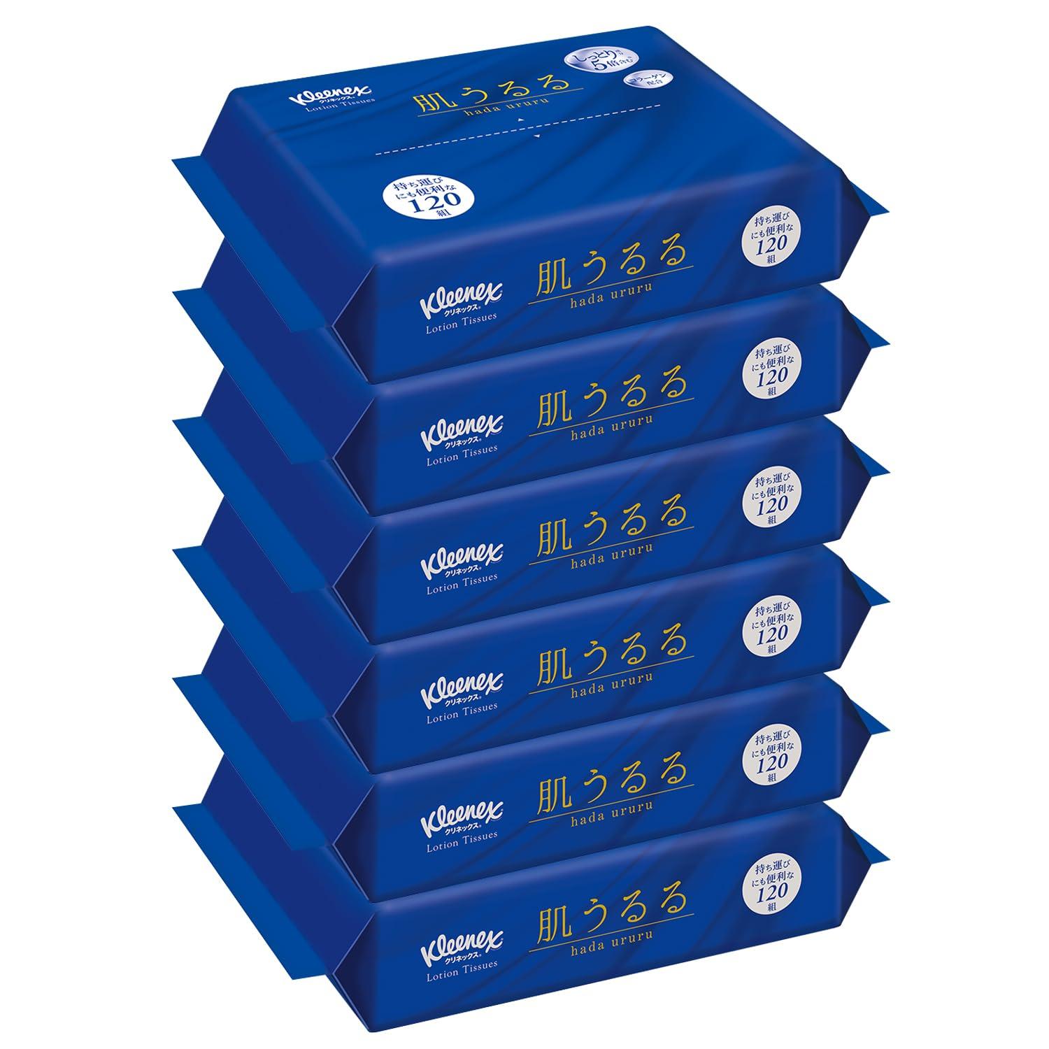 

Kleenex Lotion Skin Ururu Soft Pack x 6 Tissues, синий