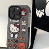 Cartoon kt cat suitable for iphone14Pro mobile phone case anti-drop 13 cute 12/11 soft case 12Pro all-inclusive xr