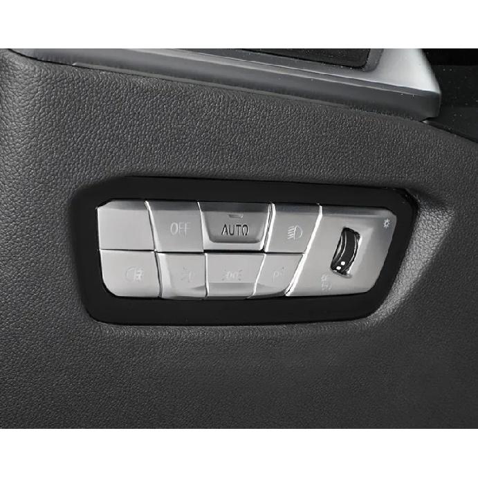 Car Steering Wheel Unlock headlight Buttons frame Covers Stickers Trim for BMW 3 series G20 G28  lnterior Auto Accessories