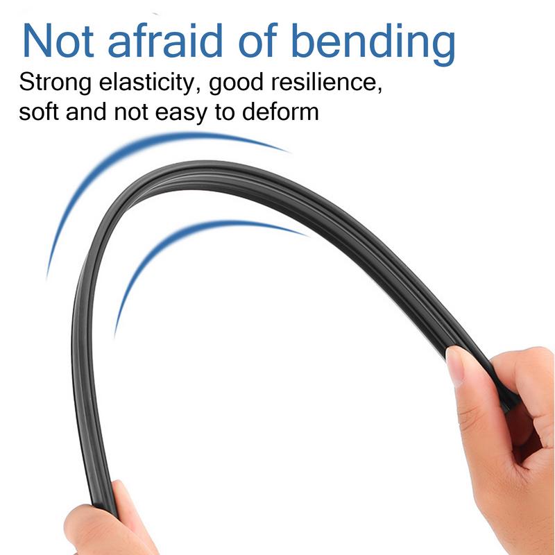 Auto Seitenscheibenwischer Multifunktionale Gummi Seitenscheibenwischer 2 Stück Verschleißfeste Autozubehör Seitenscheibenwischer Set Für