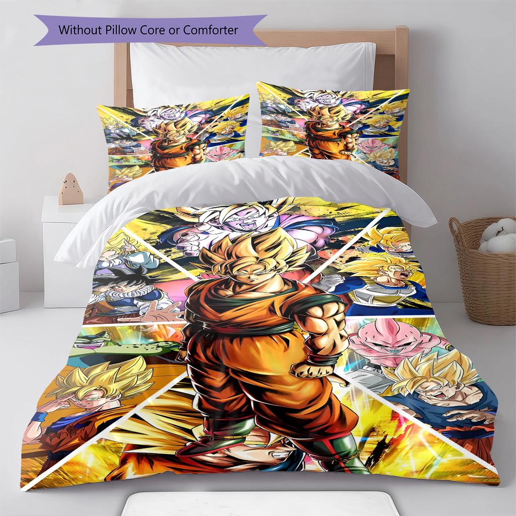 Set Copripiumino Trapuntato con Fantasia Cartone Animato Federa Decorazione per la Casa Regalo di Compleanno (1 * copripiumino + 2 * federa, senza nucleo)