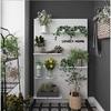 Metal Pegboard with Stand Movable Floor Standing Storage Rack Jewelry Hat Display Pegboard  Tools for Bedrooms Living Rooms and Kitchen