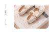2026 Spring Girls' Princess Leather Shoes with Rhinestone Bow & Soft Sole