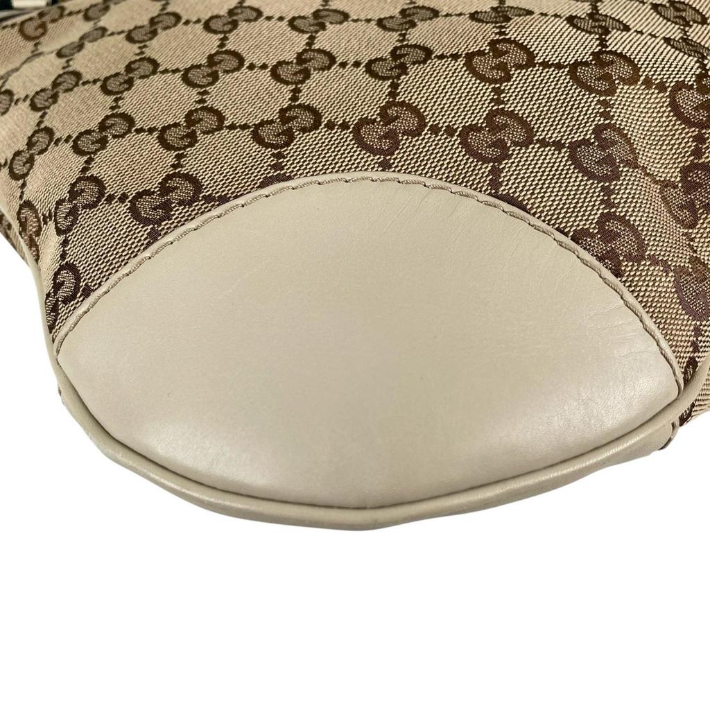 Gucci Sherry Line 254065 Shoulder Bag Beige Women Used