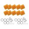 10Pcs Car Engine Oil Filters Set 04152-YZZA6 for Toyota Corolla Prius C-HR 2.0L Pontiac Vibe 2009-2010 04152YZZA6 04152-37010