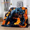 Styles Fierce Animal Print Throw Blanket Soft Cozy Blanket for Home Bedroom Bed Sofa Cover Tiger Lion Leopard Wildlife Cartoon