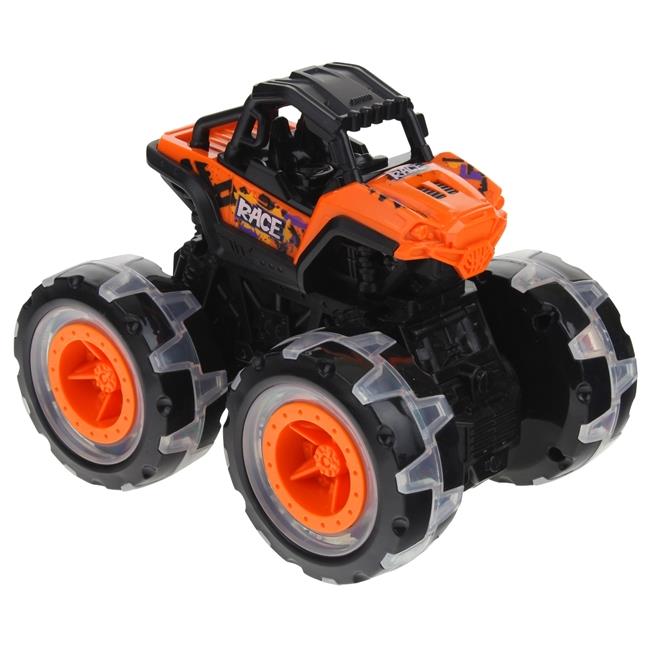 Monster Truck Off-Road Car Jeep Auto Off Road Sound Light Orange