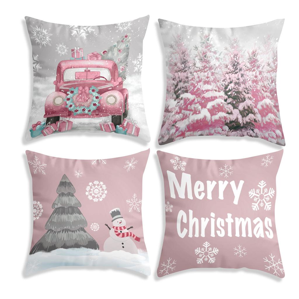 45cm Christmas Four Piece Pillowcase Set  Christmas Decoration Home Decoration 2024 Christmas Decoration