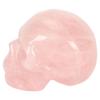 2 Inch Crystal Skull Head Hand Carved Polished Carving Skull Statue Miniature Skulls Ornaments for Meditation Relaxing