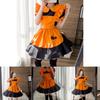 Elegant Pumpkin Theme Lolita Costume Dress For Halloween Party