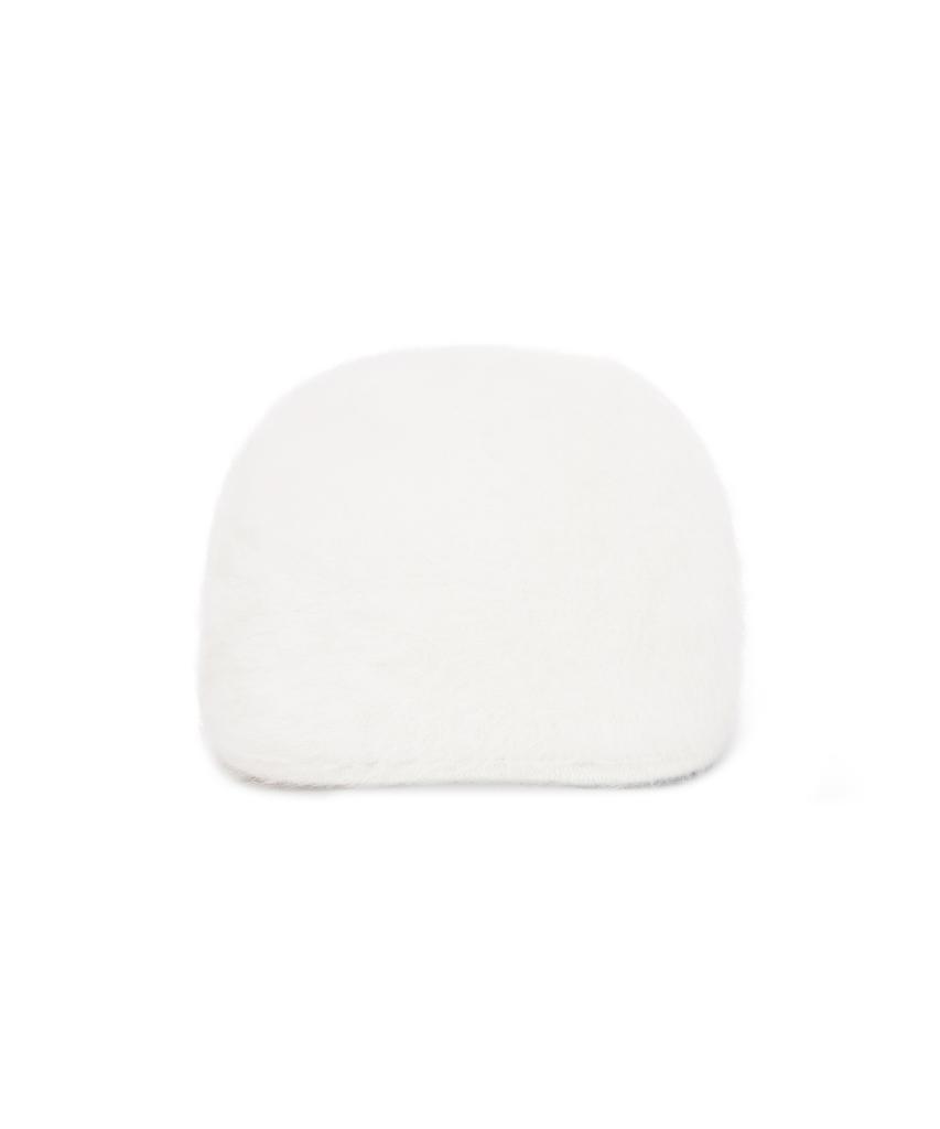 Bajal Va Studded Angora Hunting Cap Ivory