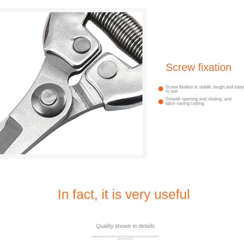 Stainless Steel Pruning Scissors Gardening Scissors Household Fruit Picking Grape Scissors Garden Branch Pruning Tools