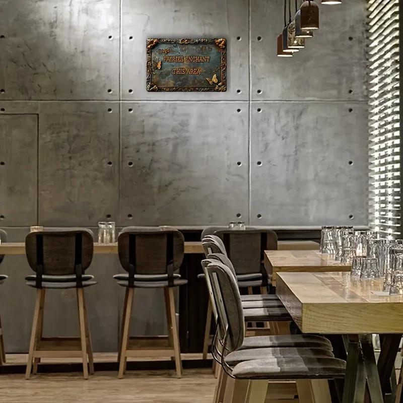 1 шт. деревенская металлическая алюминиевая табличка «Феи зачаровали эту местность» — фото 4