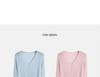 Women's 2025 V-Neck Ice Silk Knit Summer Cardigan – Lightweight Sun Protection Cover-up