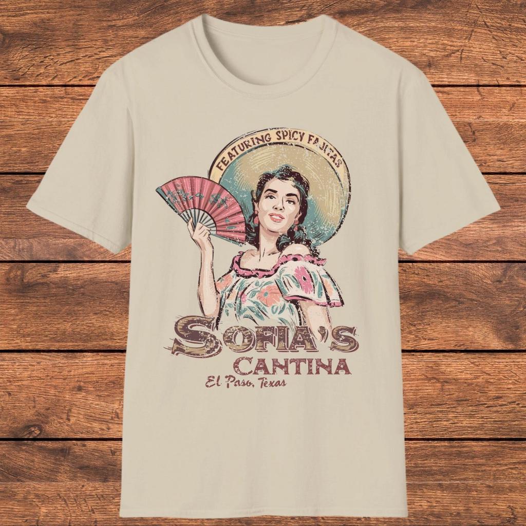 Camicia Vintage Cantina, Ristorante Messicano Retrò, Regalo Nostalgico El Paso Texas