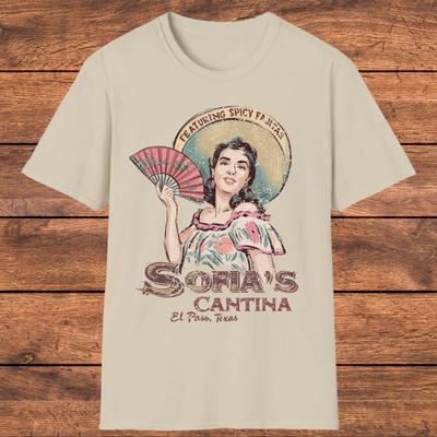 Camicia Vintage Cantina, Ristorante Messicano Retrò, Regalo Nostalgico El Paso Texas
