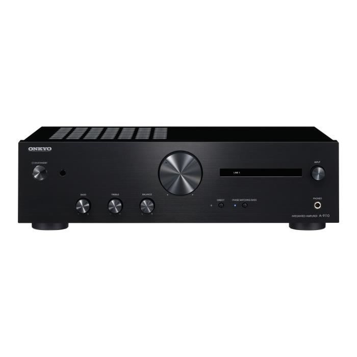 Amplificateur stéréo intégré - ONKYO - A-9110 - 50 W + 50 W - Système à courant élevé - Noir