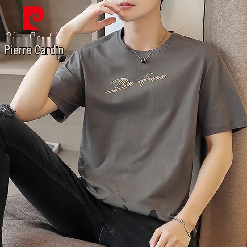 Pierre Cardin Men s Casual Loose Fit Round Neck Short Sleeve T-Shirt 3XL