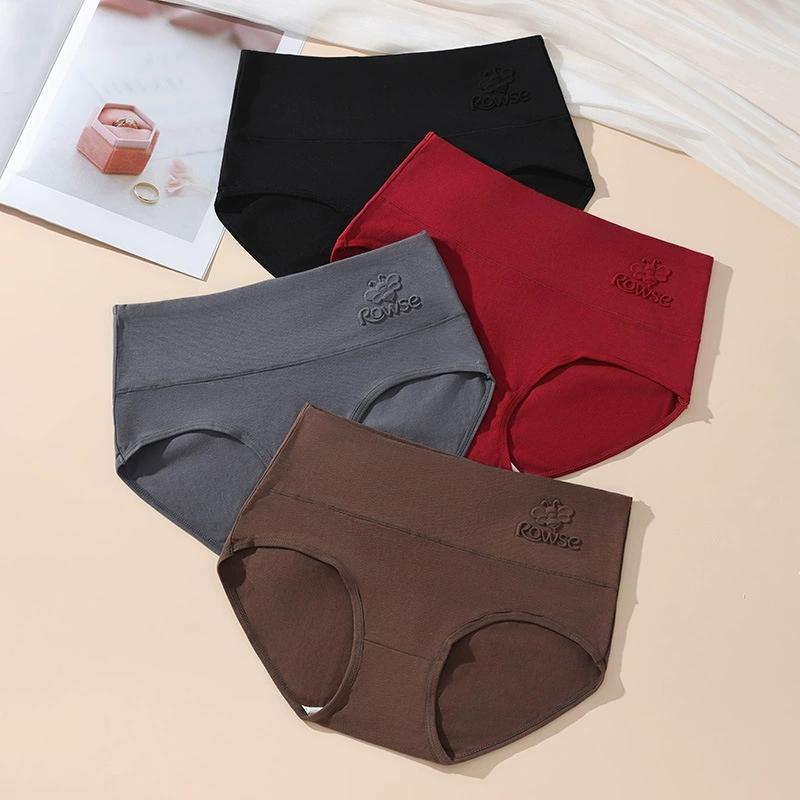 

4 шт. женские трусики с высокой талией, утягивающее нижнее белье, дышащие хлопковые трусы, большие размеры, женское сексуальное нижнее белье 5XL